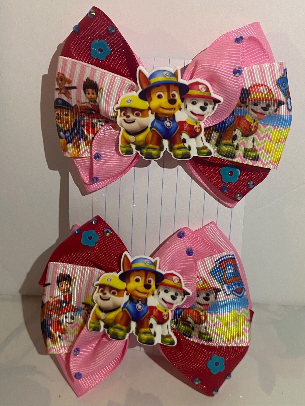Hair Bows Set Paw Patrol
